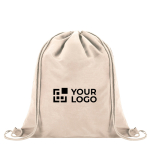 Mochila de cordão de soft nylon para personalizar 135 g/m² vista principal