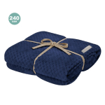 Manta de poliéster com padrão de losangos para sofá 240 g/m²