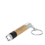 Lanterna portátil de bambu com caneta incluída, tinta azul vista principal