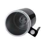 Caneca misturadora de aço inoxidável com tampa deslizante 400 ml quarta vista