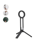 Suporte magnético para telemóvel dobrável, mosquetão, altura ajustável