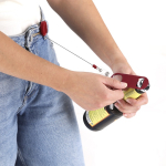 Abre-caricas de aço com suporte retráctil e clipe 65 cm vista de ambiente