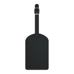 Identificador de bagagem de pele sintética com fivela ajustável cor preto primeira vista