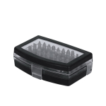 Conjunto de ferramentas com estojo de plástico e pontas magnéticas terceira vista