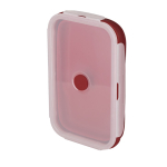 Lancheira dobrável com tampa translúcida com fecho 1,2 L terceira vista