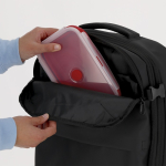 Lancheira dobrável com tampa translúcida com fecho 1,2 L quarta vista