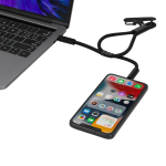 Pulseira de rPET com cabo de carga e transferência de dados 60 W quarta vista