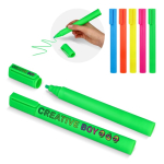 Marca-texto fluorescente gigante com tinta perfumada em várias cores