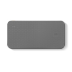 Powerbank 20 000 mAh com 3 cargas simultâneas e portas USB-A e USB-C cor preto segunda vista