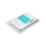 Manta de emergência em formato compacto com norma europeia cor prateado quarta vista