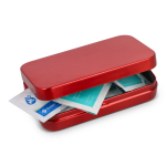 Kit de primeiros socorros em caixa metálica com norma europeia cor vermelho