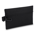 Kit de primeiros socorros compacto com mosquetão poliéster cor preto segunda vista