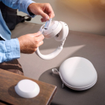 Auscultadores sem fios com cancelamento de ruído Philips 50 h cor branco oitava vista