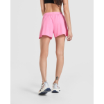Calções de corrida em poliéster respirável para 110 g/m² Roly Direct Stratos cor rosa pastel vista detalhe 3