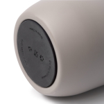 Garrafa térmica em aço inoxidável reciclado com palhinha 500 ml cor cinzento vista detalhe 4