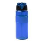Garrafa sport em plástico reciclado com dosador tipo palhinha 700ml cor azul real segunda vista