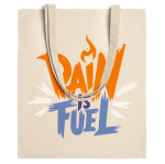 Saco de algodão natural com asas compridas reforçadas 240 g/m² cor natural segunda vista