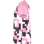 T-shirt técnica unissexo poliéster manga raglan 150 g/m² Roly Direct Ventor cor rosa pastel