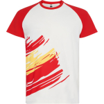 T-shirt seleções manga curta toque algodão 190 g/m2 Roly Direct Forza cor vermelho primeira vista de uso