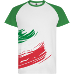 T-shirt seleções manga curta toque algodão 190 g/m2 Roly Direct Forza cor verde primeira vista de uso