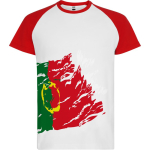 T-shirt seleções manga curta toque algodão 190 g/m2 Roly Direct Forza cor vermelho-escuro primeira vista de uso
