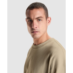 T-shirt unissexo oversize algodão manga curta 270 g/m² Roly Direct Chow cor branco vista detalhe 4