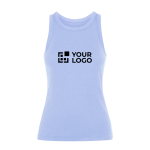 T-shirt sem mangas de senhora em malha canelada 270 g/m² Roly Direct Dribe vista principal