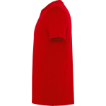 T-shirt unissexo de algodão de manga curta 180 g/m2 Roly Direct Kutta cor vermelho