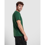 T-shirt unissexo de algodão de manga curta 180 g/m2 Roly Direct Kutta cor verde garrafa vista detalhe 1