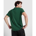 T-shirt unissexo de algodão de manga curta 180 g/m2 Roly Direct Kutta cor verde garrafa vista detalhe 2