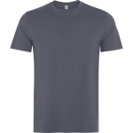 T-shirt unissexo de algodão de manga curta 180 g/m2 Roly Direct Kutta cor cinzento topo primeira vista de uso