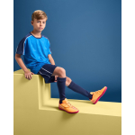 Conjunto desportivo unissexo manga curta poliéster 140 g/m2 Roly Direct Titan cor azul real vista detalhe 1