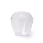 Balde de gelo transparente com pegas laterais em plástico resistente 4 L cor transparente terceira vista