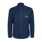 Camisa de ganga de algodão com tecido stretch 210 g/m² Roly Direct Lujan vista principal