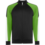 Casaco desportivo unissexo poliéster com fecho 210 g/m² Roly Direct Gladius cor verde segunda vista