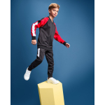 Casaco desportivo unissexo poliéster com fecho 210 g/m² Roly Direct Gladius cor vermelho-escuro vista detalhe 5