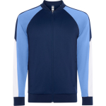 Casaco desportivo unissexo poliéster com fecho 210 g/m² Roly Direct Gladius cor azul-claro segunda vista