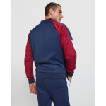 Casaco desportivo unissexo poliéster com fecho 210 g/m² Roly Direct Gladius cor grená vista detalhe 1