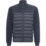 Casaco unissexo acolchoado com fecho éclair 90 g/m² Roly Direct Vivaro cor cinzento topo primeira vista de uso