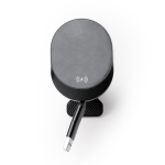 Carregador sem fios para carro com cabo retrátil Tipo C 15W cor preto segunda vista