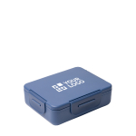 Marmita anti-fugas de plástico com compartimentos e talheres 1L vista principal