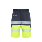 Bermuda bicolor multibolsos alta visibilidade 210 g/m2 Roly Lada vista principal