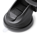 Suporte de carro para smartphone com carregador sem fios 15W ajustável cor preto vista detalhe 4