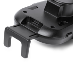 Suporte de carro para smartphone com carregador sem fios 15W ajustável cor preto vista detalhe 5