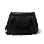 Mochila em RPET para animais com grelha e base reforçada cor preto segunda vista