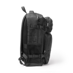 Mochila desportiva para portátil com bolsos múltiplos 17'' cor preto vista detalhe 1