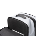 Mochila de viagem com compartimento antirroubo e rede 12'' cor cinzento vista detalhe 5