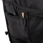 Mochila de viagem grande capacidade com abertura 180º para portátil de 15'' cor verde-escuro vista detalhe 5