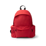 Mochila multifunções em nylon reciclado com bolsos, ideal para PC 15'' cor vermelho segunda vista