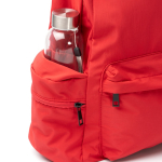 Mochila multifunções em nylon reciclado com bolsos, ideal para PC 15'' cor vermelho vista detalhe 2